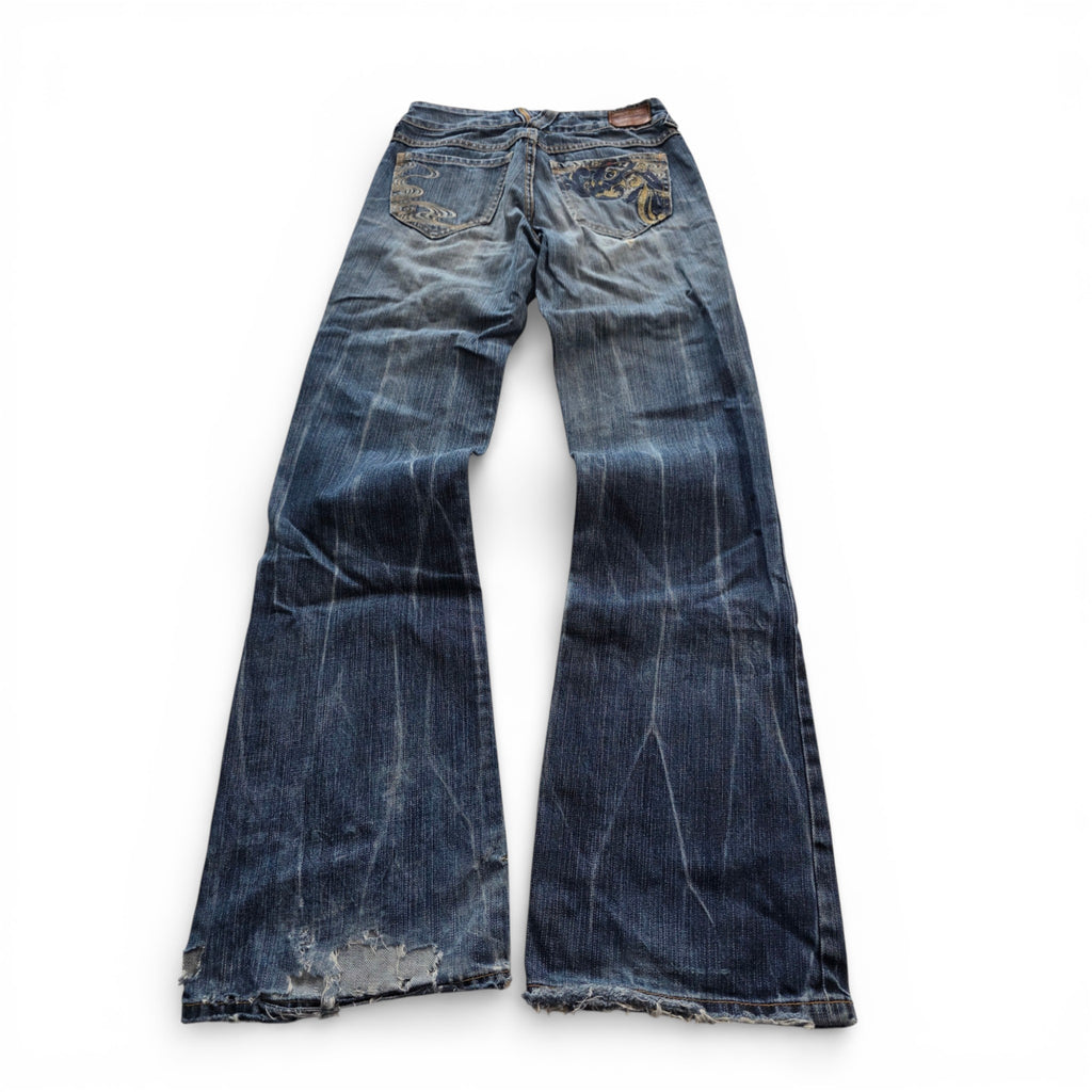 Vintage Japanese Bootcut Women Jeans (S)
