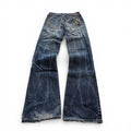 Vintage Japanese Big Train Bootcut Women Jeans (XXS)