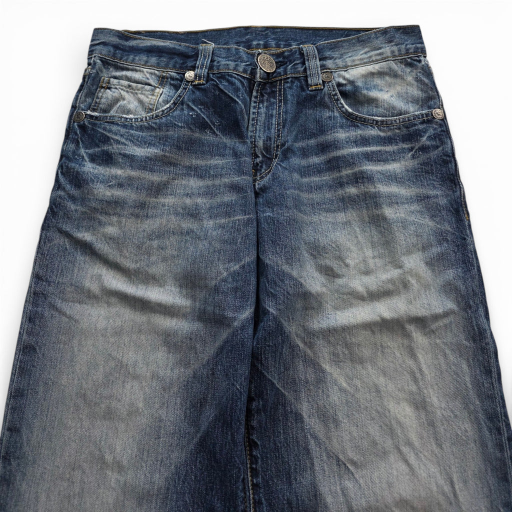 Vintage Japanese Printed Jeans (M)