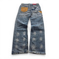 Vintage Japanese Printed Jeans (L)