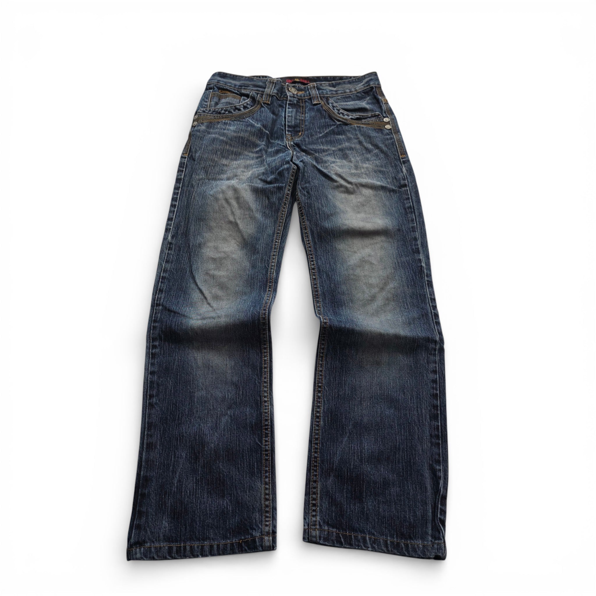 Vintage Japanese Printed Jeans (XS)