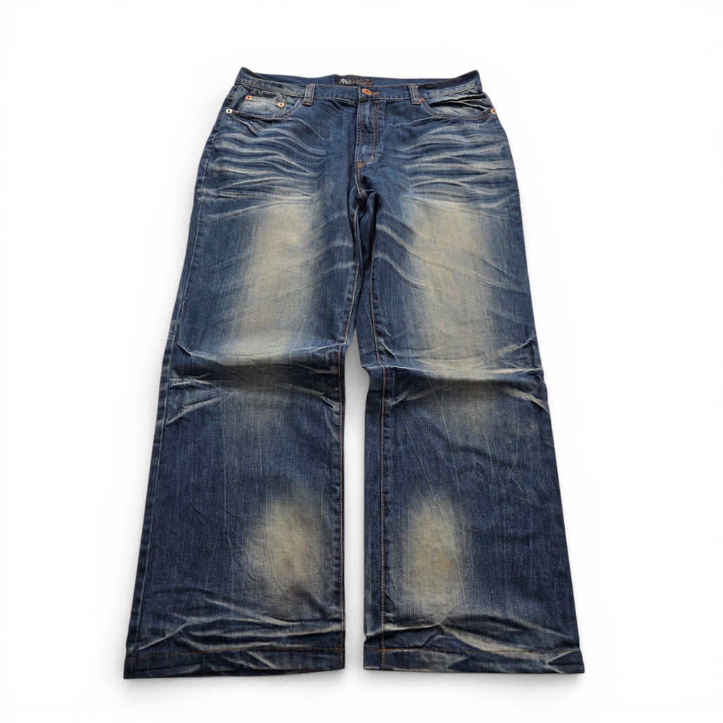 Vintage Japanese Printed Jeans (XL)