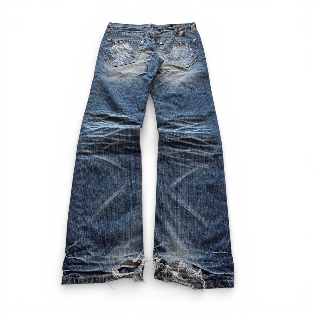 Vintage Japanese Straight Jeans (M-L)