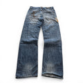 Vintage Japanese Big Train Printed Jeans (L)