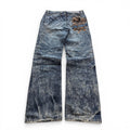 Vintage Japanese Big Train Backprint Jeans (M-L)