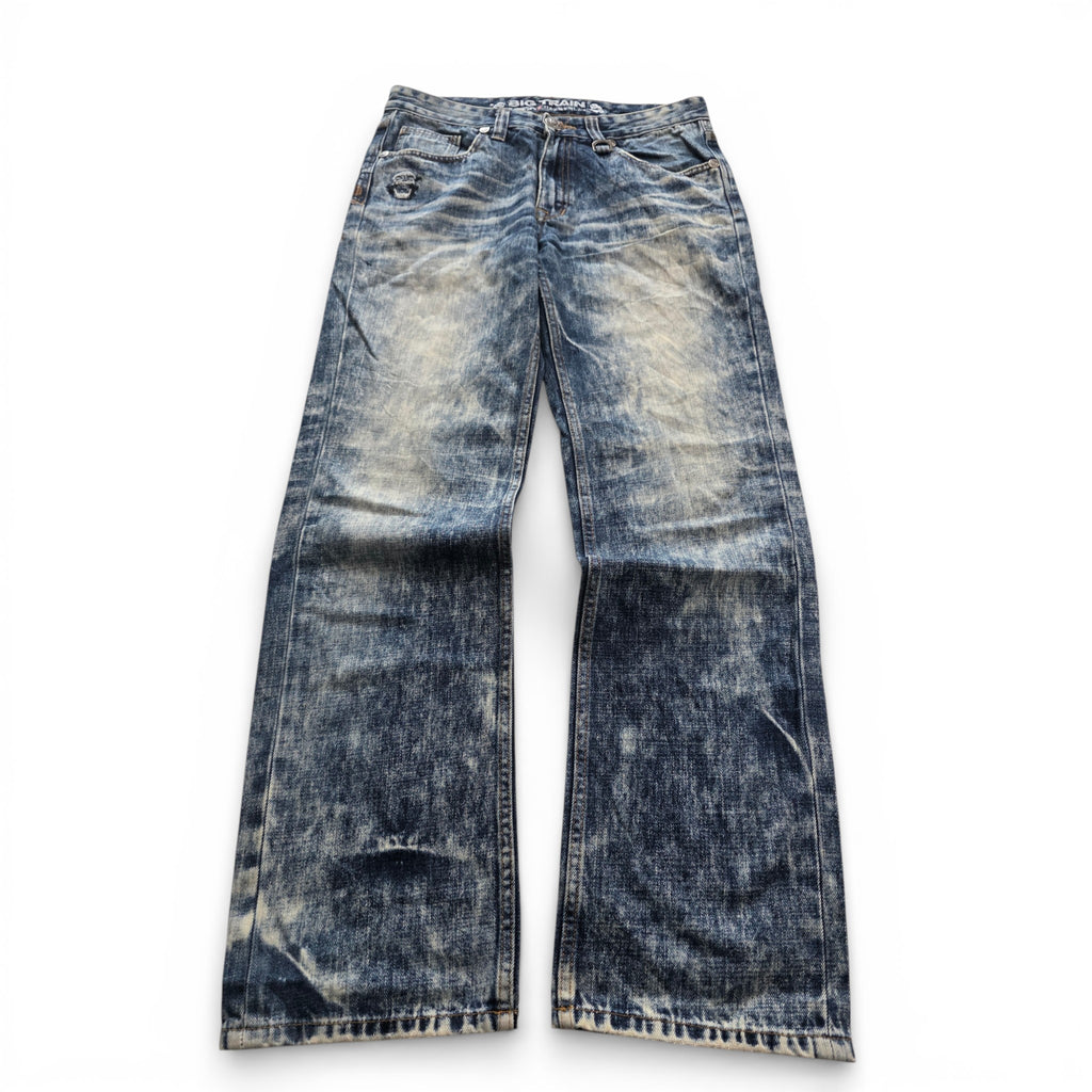 Vintage Japanese Big Train Backprint Jeans (M-L)