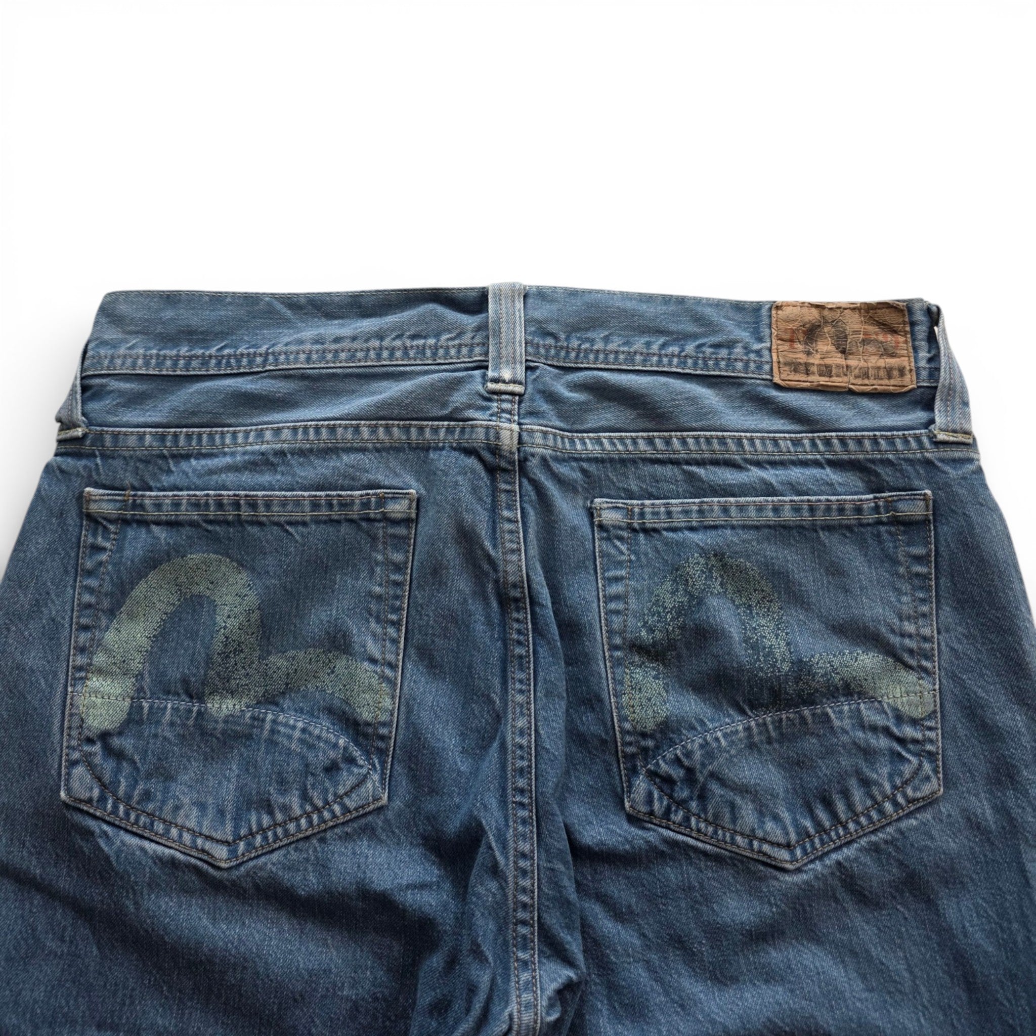 Vintage Evisu Straight Jeans (L-XL)