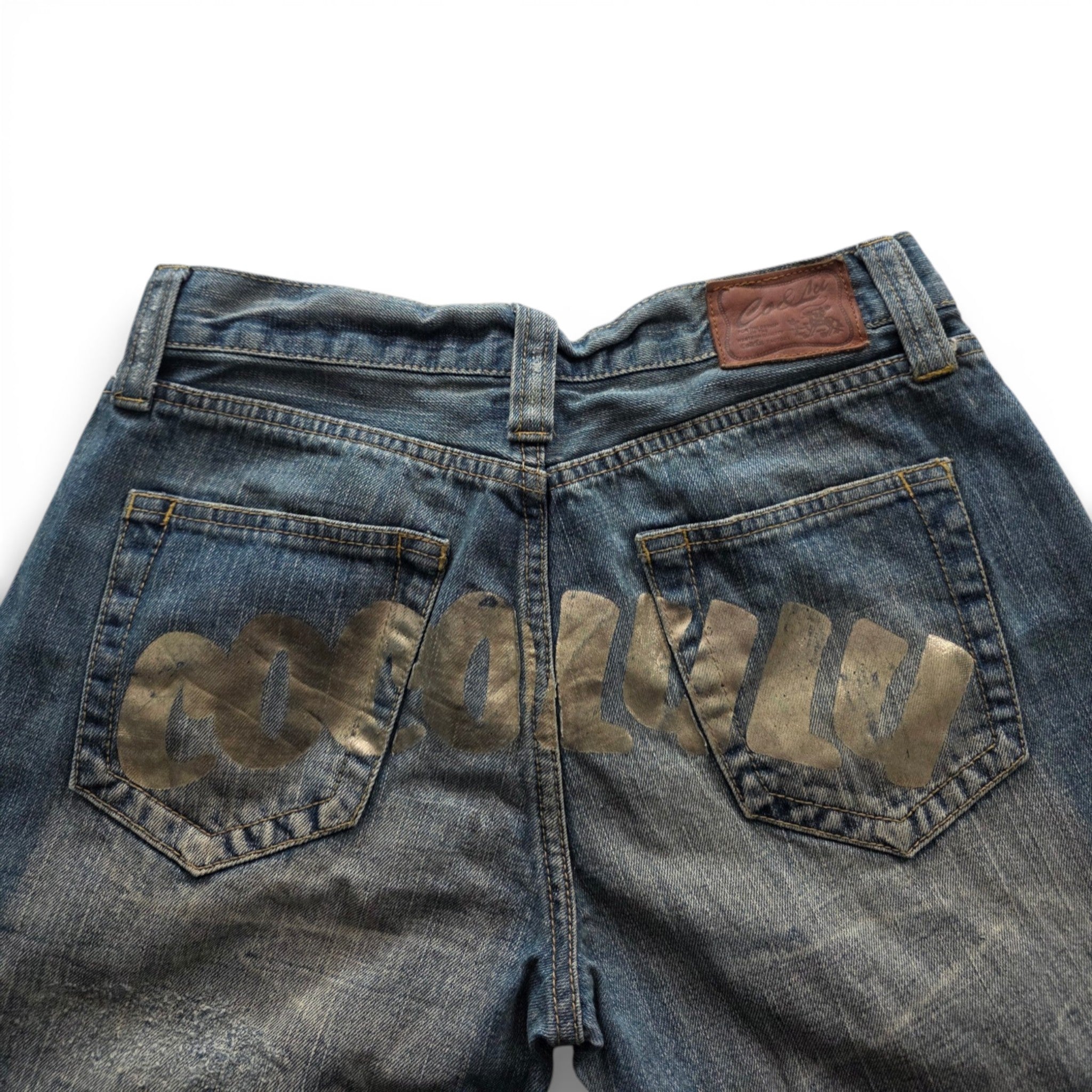 Vintage Japanese Backprint Jeans (Unisex S)