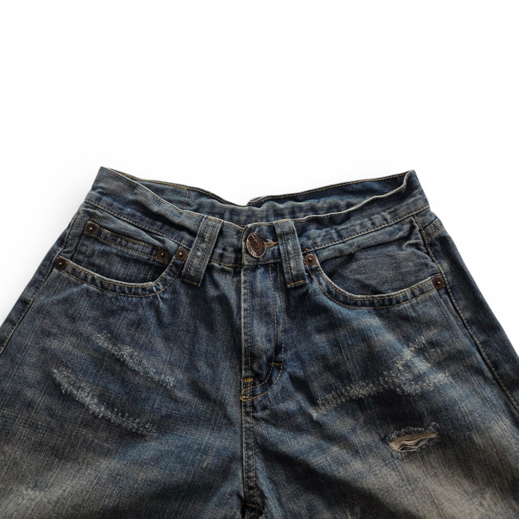 Vintage Japanese Backprint Jeans (Unisex S)