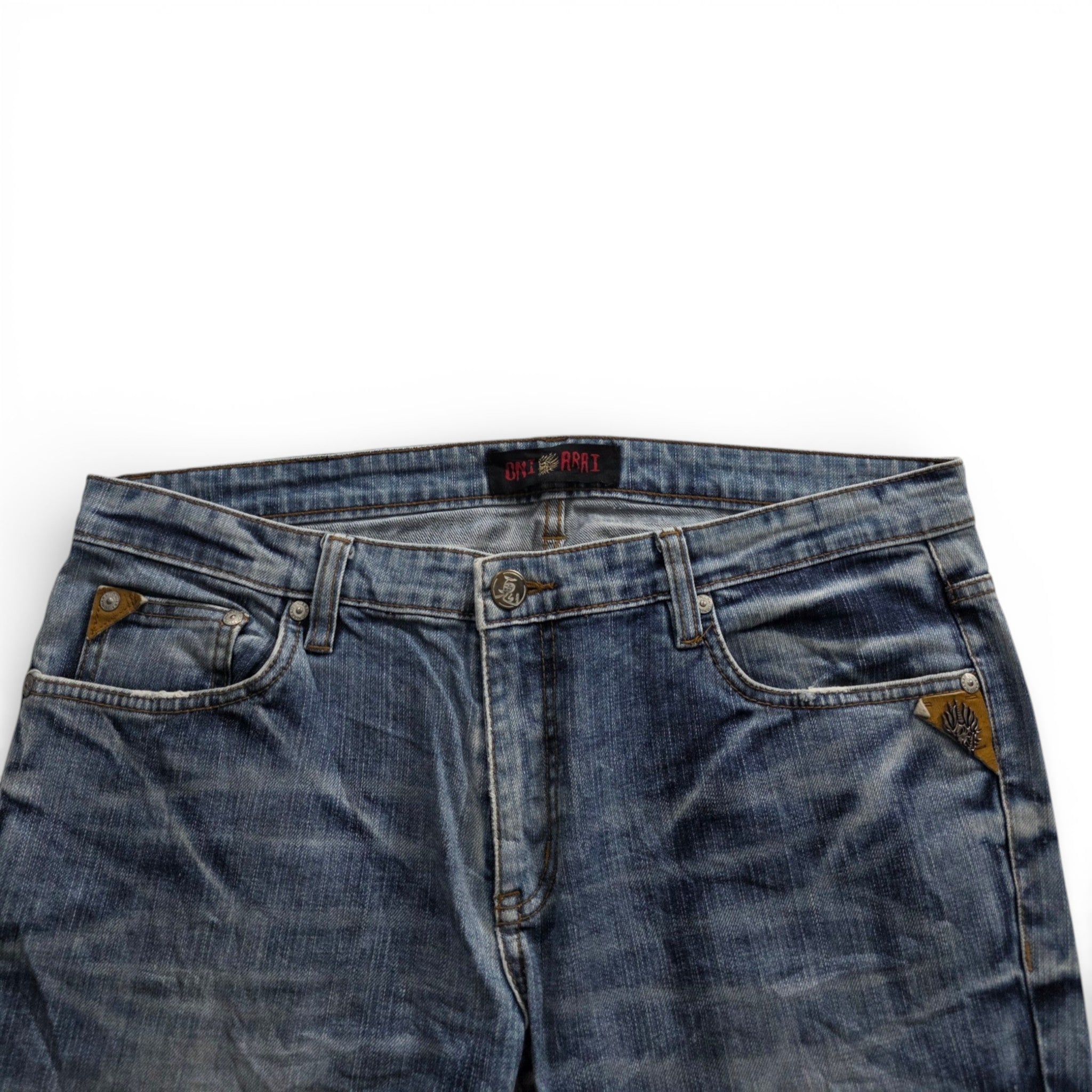 Vintage Japanese Straight Jeans (XL)