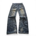 Vintage Japanese Printed Jeans (M)
