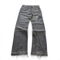Vintage Japanese Jizo Printed Jeans (M)