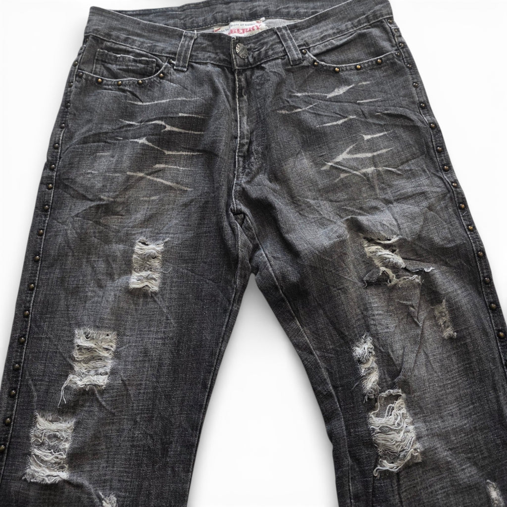 Vintage Japanese Distressed Jeans (M-L)
