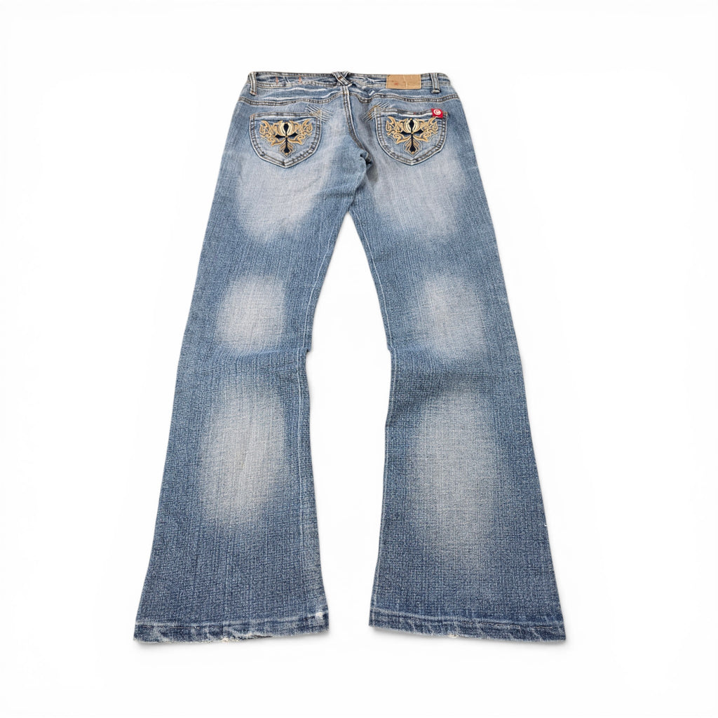 Vintage Japanese Straight/Bootcut Women Jeans (S-M)