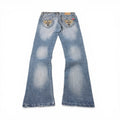 Vintage Japanese Straight/Bootcut Women Jeans (S-M)