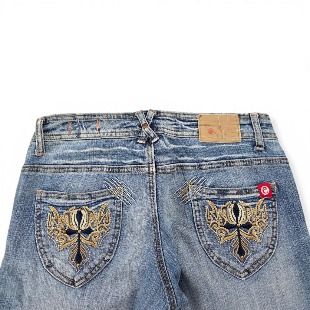 Vintage Japanese Straight/Bootcut Women Jeans (S-M)