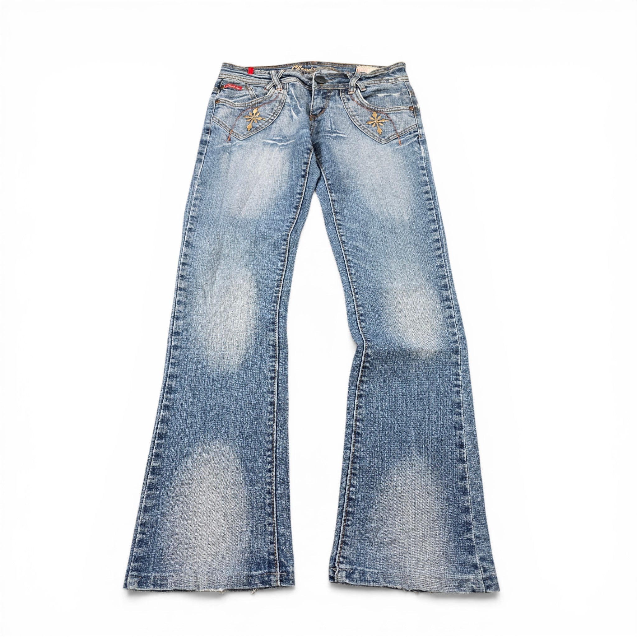 Vintage Japanese Straight/Bootcut Women Jeans (S-M)