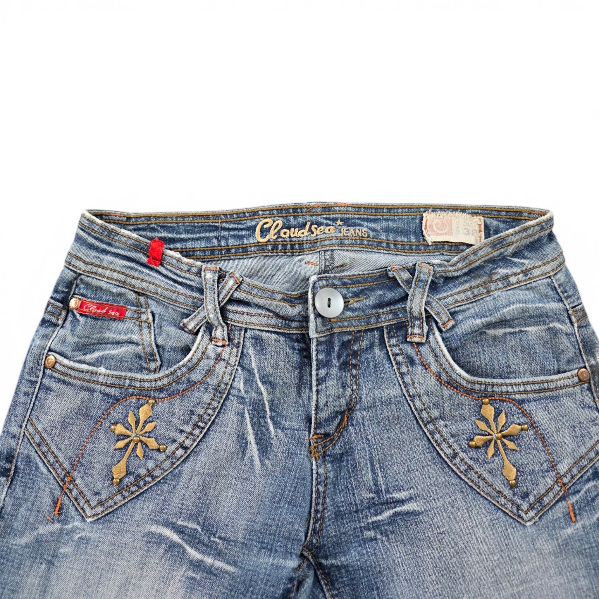 Vintage Japanese Straight/Bootcut Women Jeans (S-M)