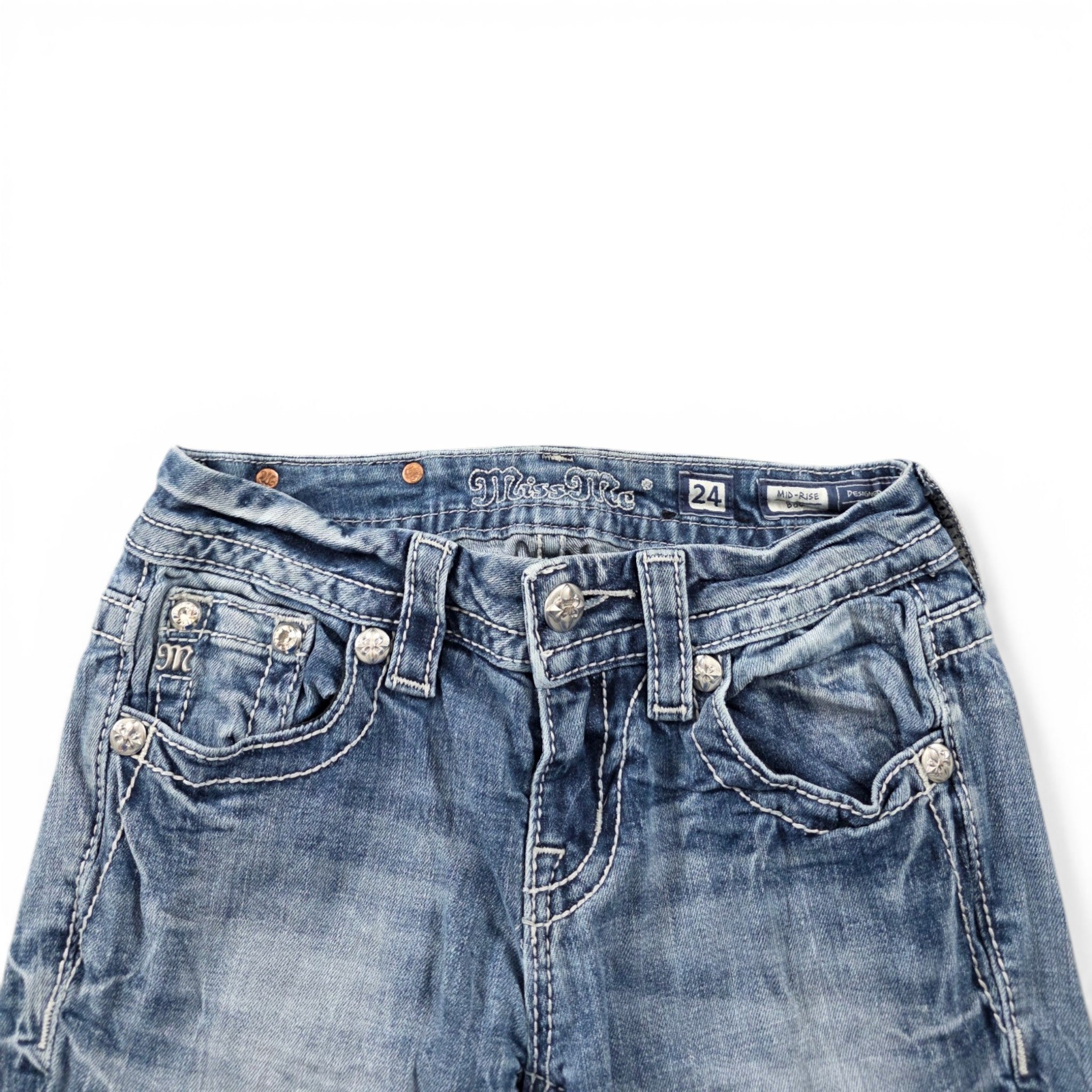 Miss Me Bootcut Women Jeans (XXS)