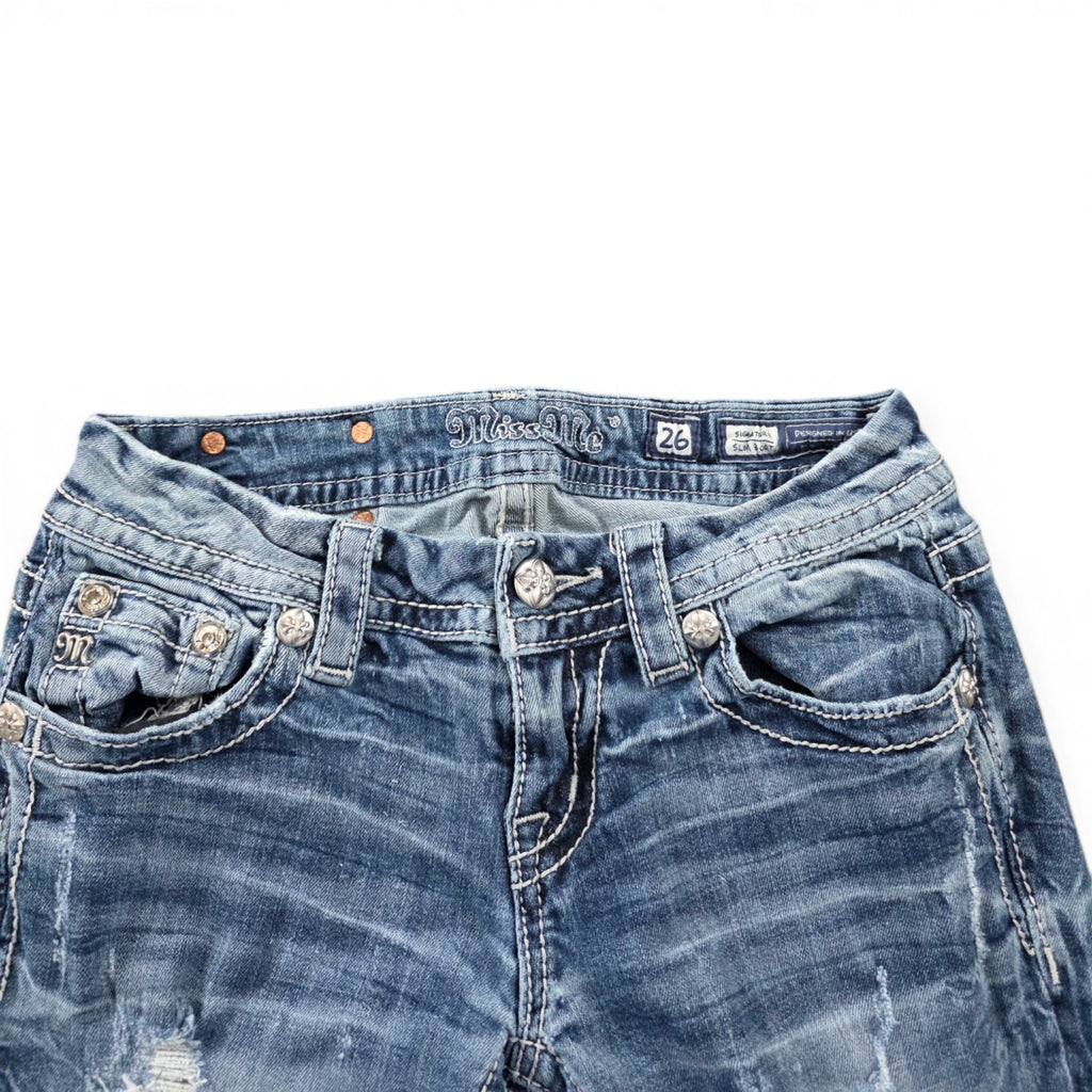 Miss Me Bootcut Women Jeans (XXS)