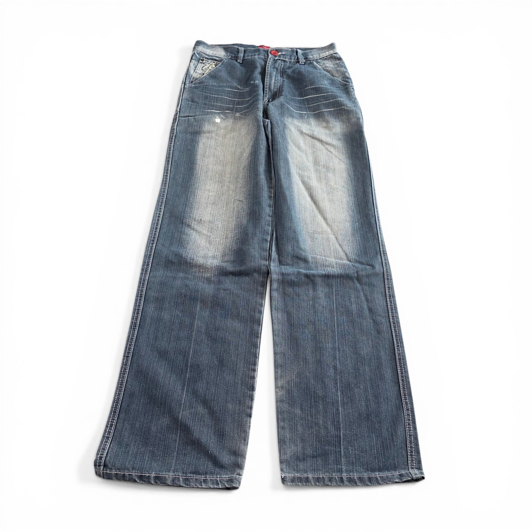Vintage Japanese Printed Jeans (M)