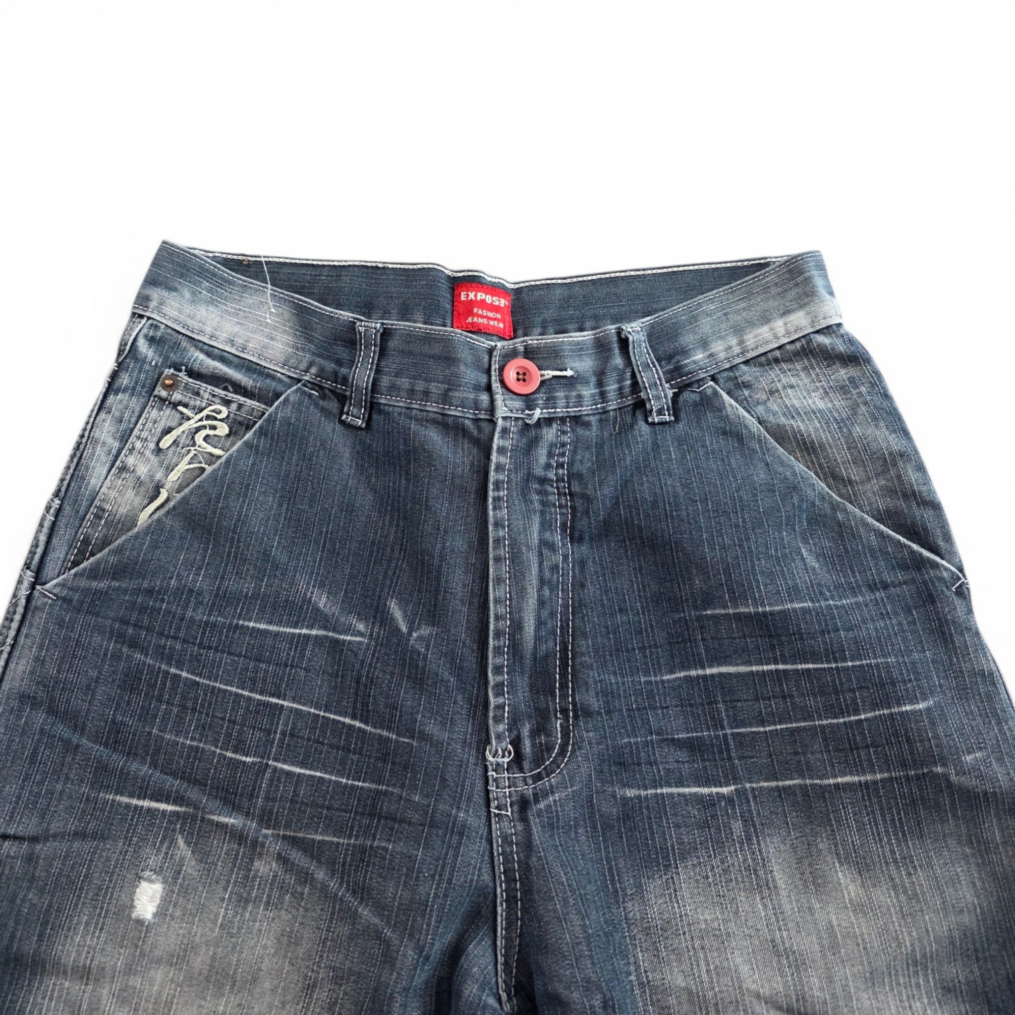 Vintage Japanese Printed Jeans (M)