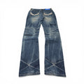 Vintage Japanese Big Train Straight Jeans (S-M)