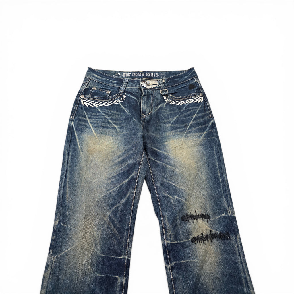 Vintage Japanese Big Train Straight Jeans (S-M)