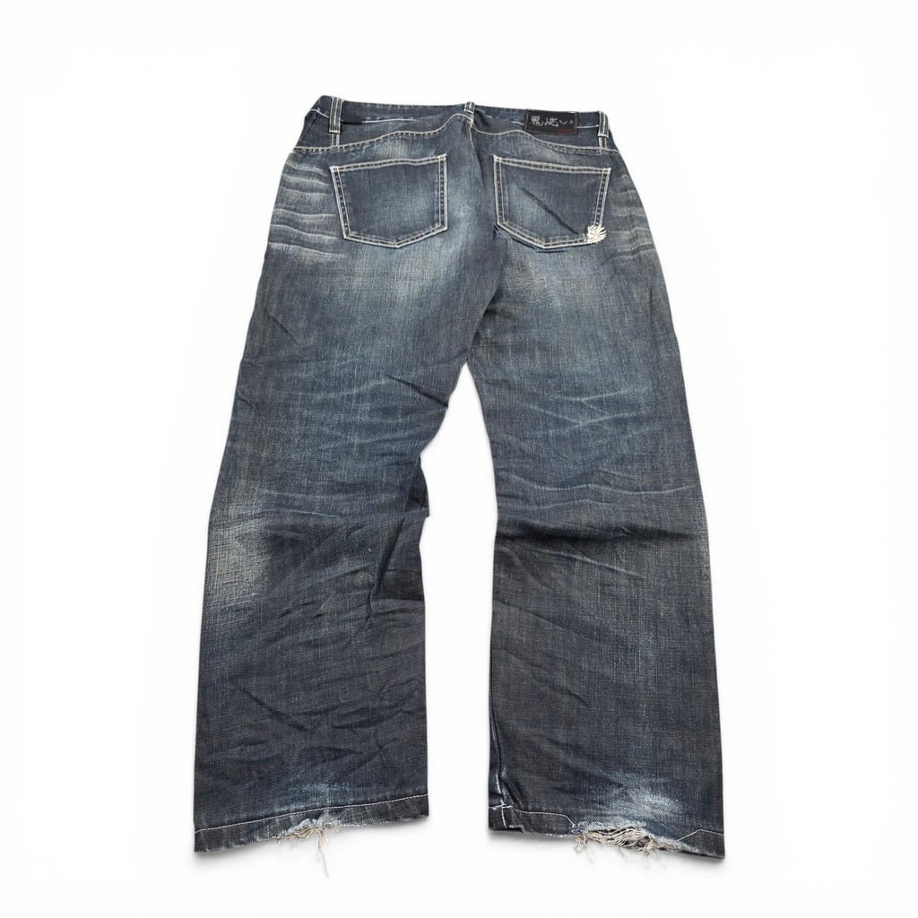 Vintage Japanese Straight Jeans (M-L)