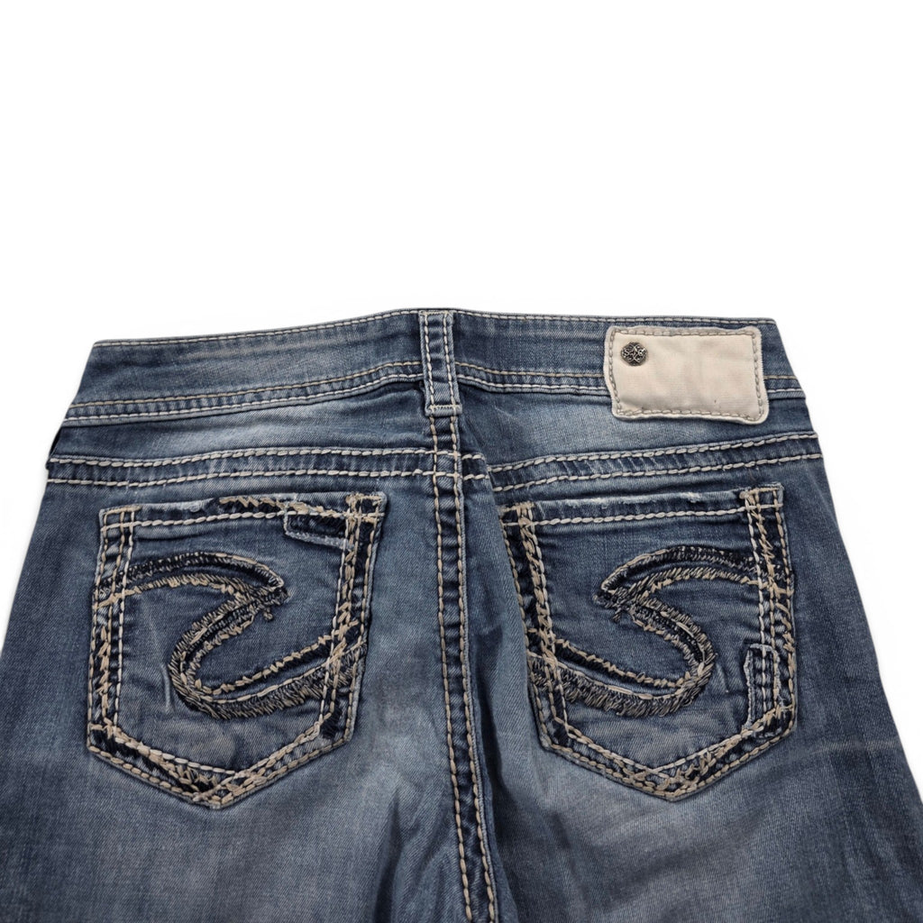Vintage Silver Slim Bootcut Women Jeans (XS)