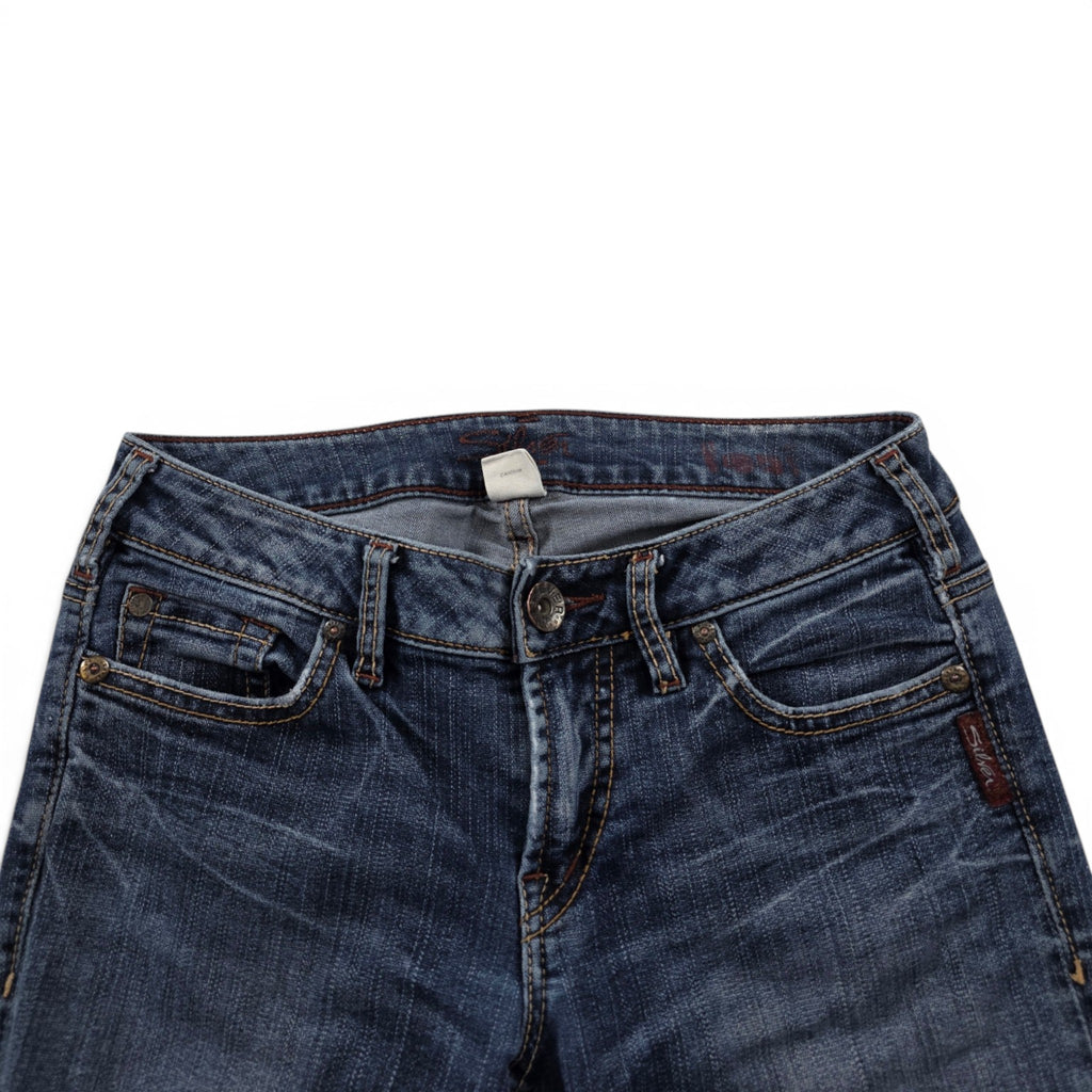 Vintage Silver Bootcut Women Jeans (S)