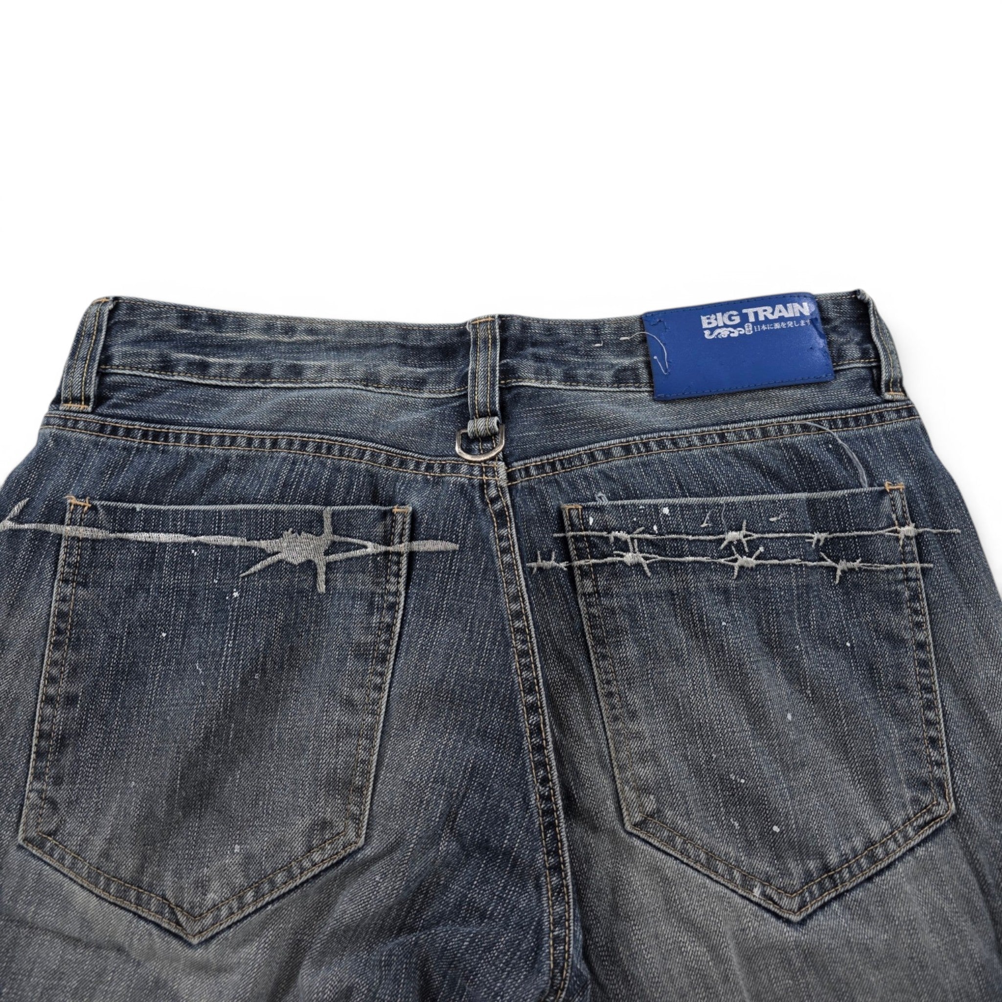 Vintage Japanese Big Train Straight Jeans (M)