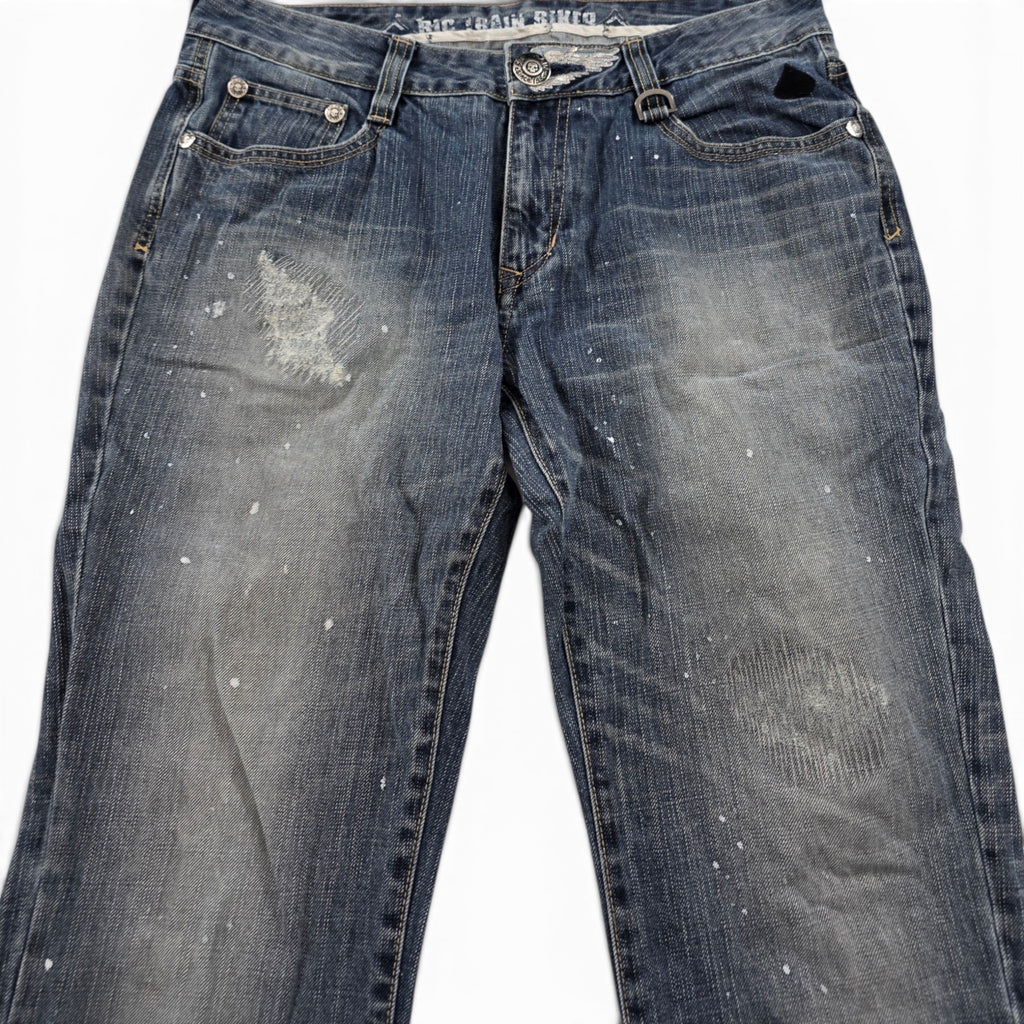 Vintage Japanese Big Train Straight Jeans (M)