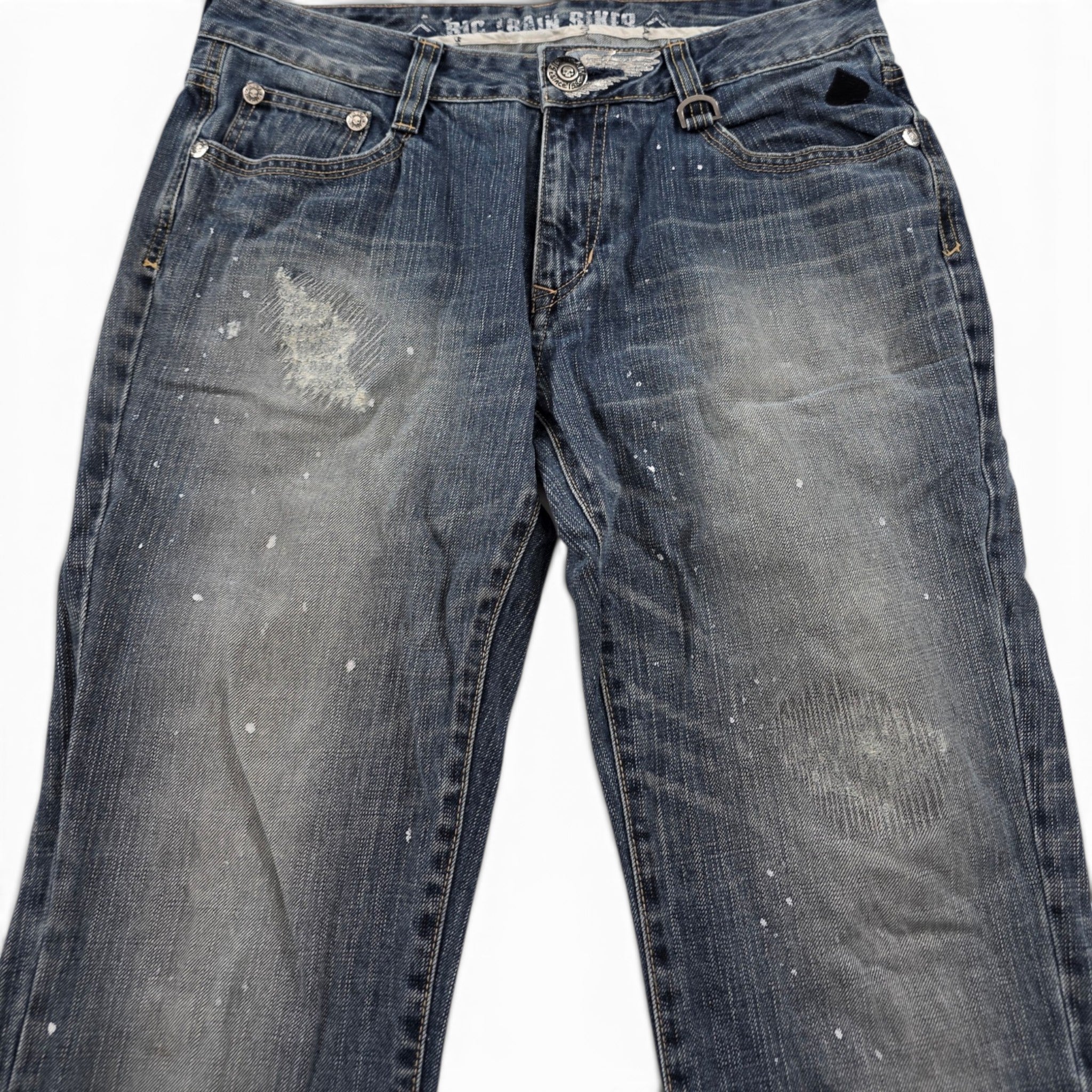 Vintage Japanese Big Train Straight Jeans (M)