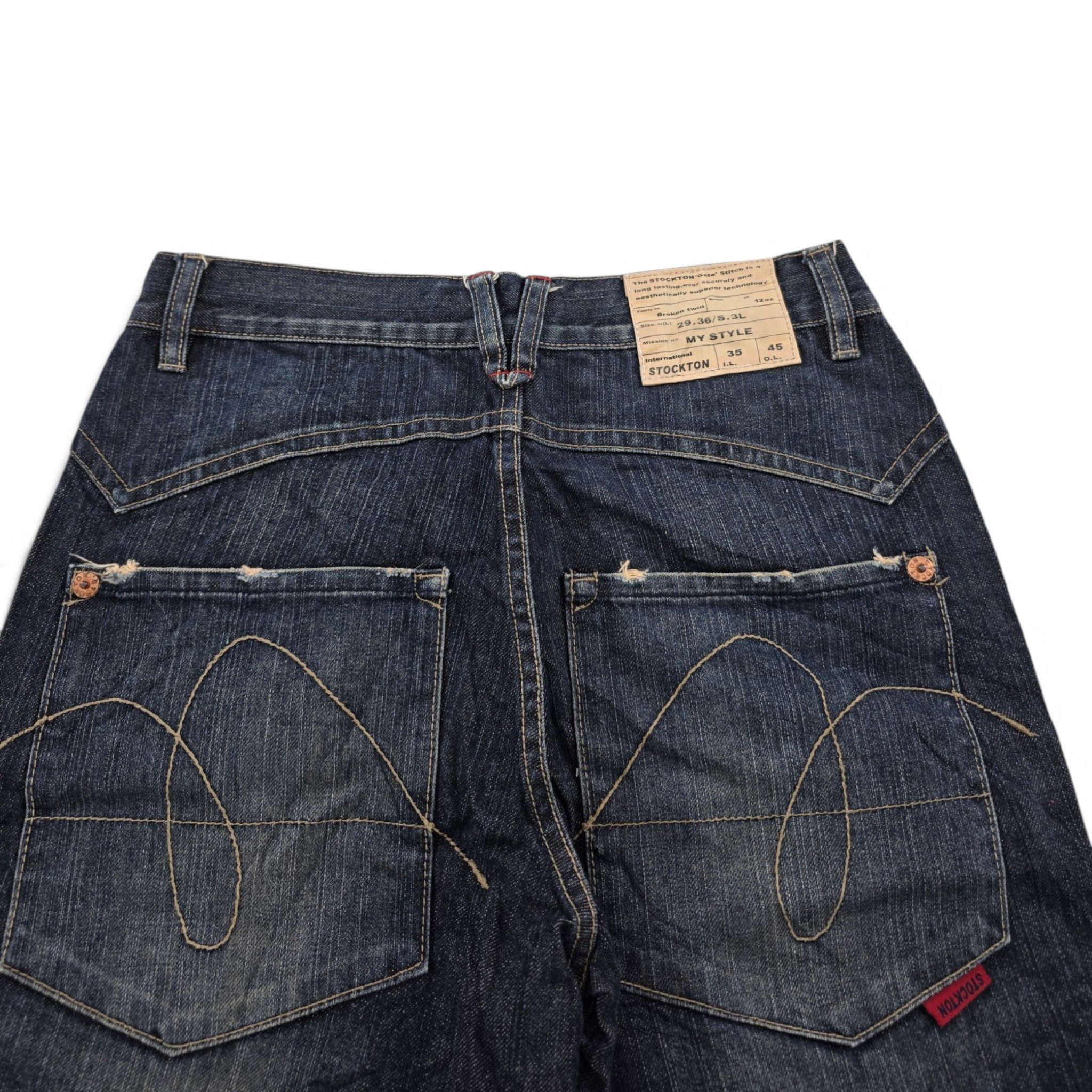 Vintage Japanese Straight Jeans (XS)