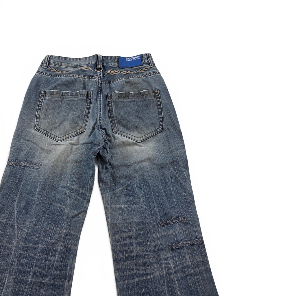 Vintage Japanese Big Train Straight Jeans (S)