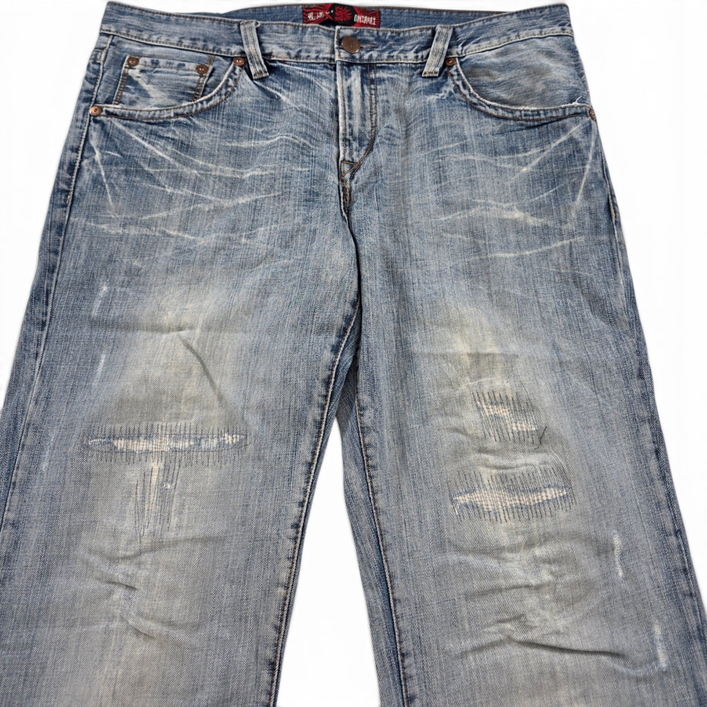 Vintage Japanese Straight Jeans (XL)