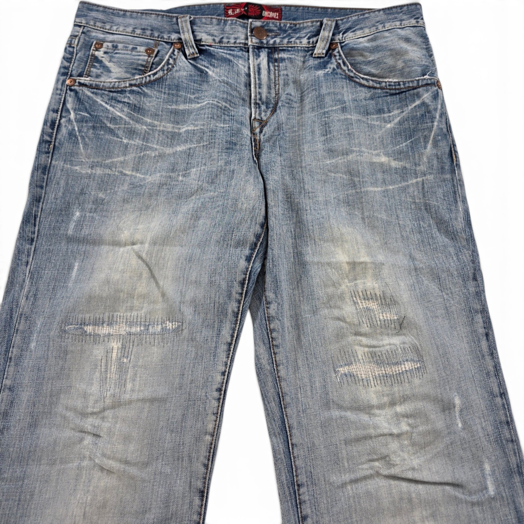 Vintage Japanese Straight Jeans (XL)