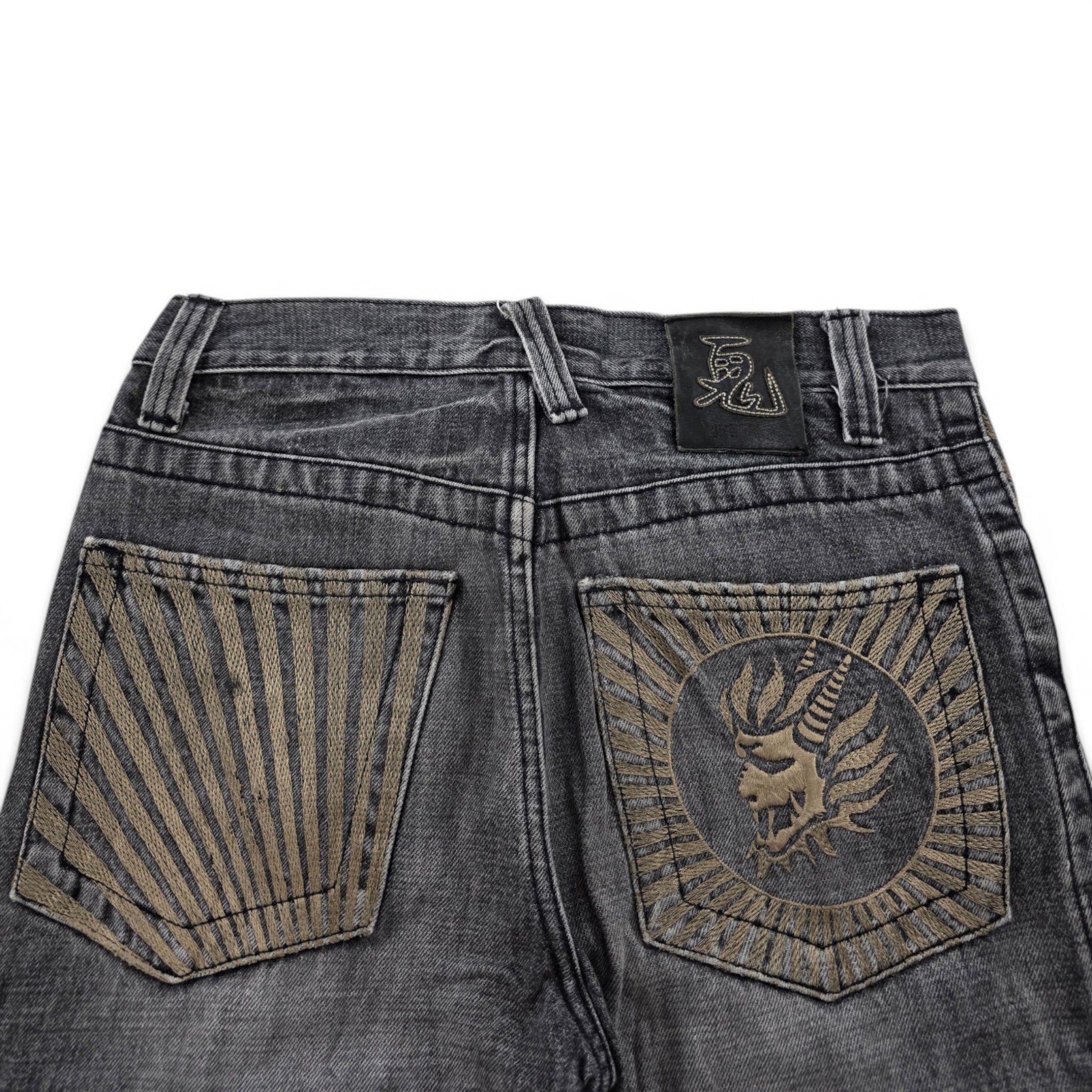 Vintage Japanese Printed Jeans (M-L)